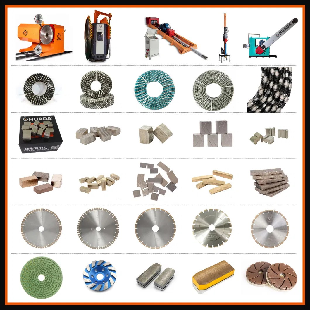 Stone Quarrying/Blade Segment/Quarry Polishing/Grinding Fickert/Drilling Cutting/Processing Cutter/Diamond Tools/Granite Marble/Limestone Sandstone Manufacturer